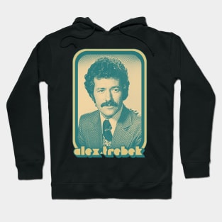 Alex Trebek / Retro Vintage Aesthetic Fan Design Hoodie